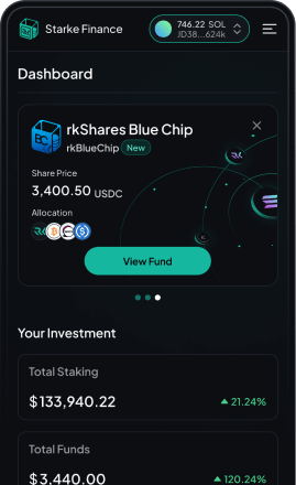 Starke application screen